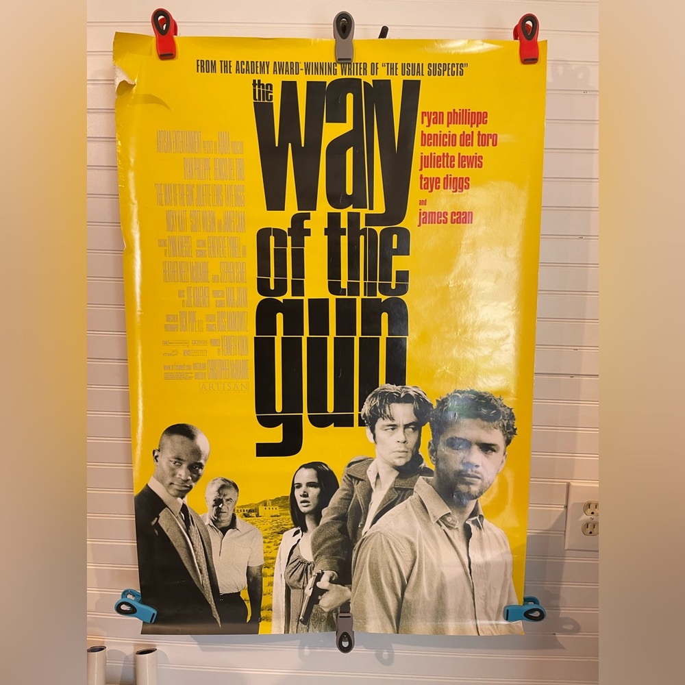 Vintage 2000 “Way of the Gun” 27” x 40” Movie Poster